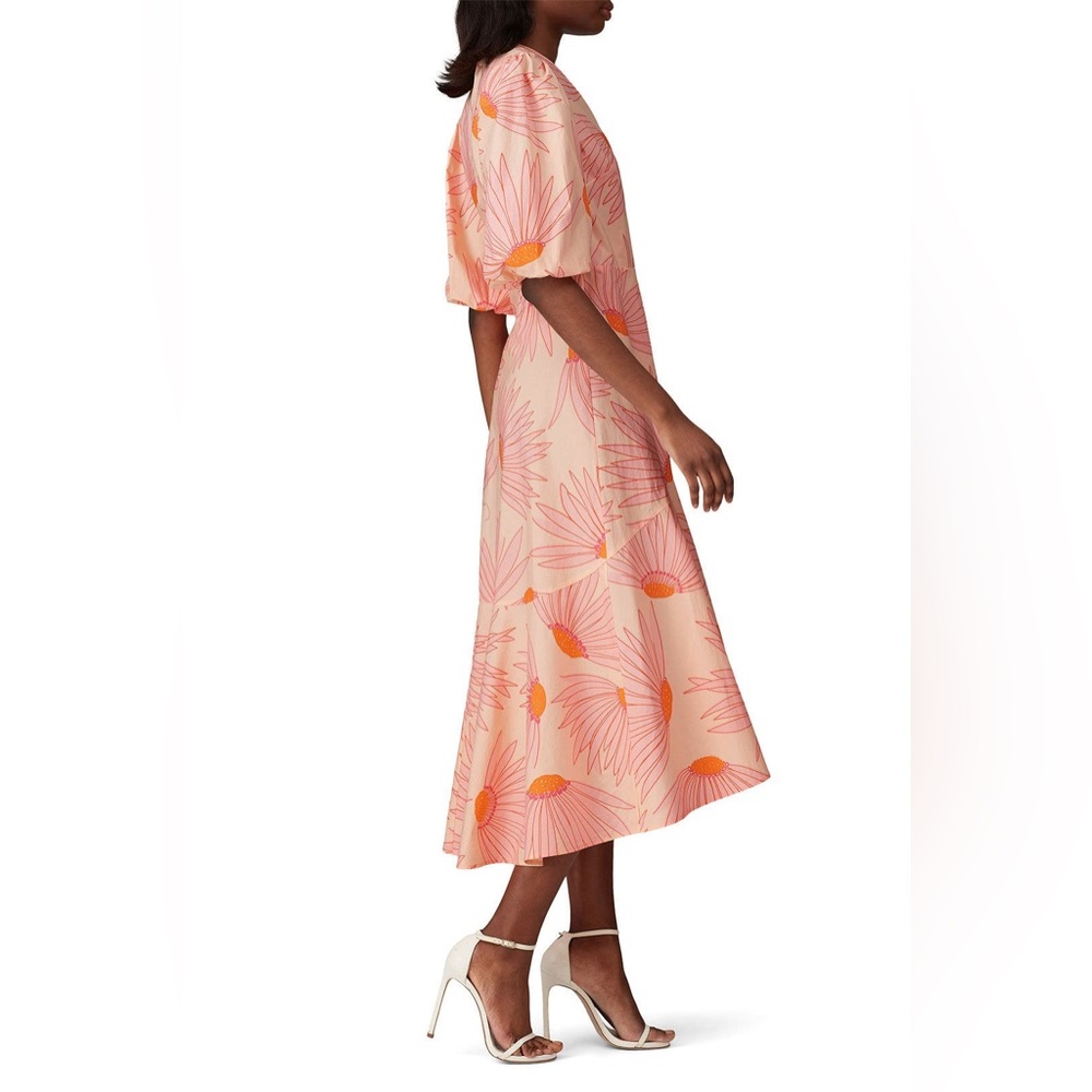 Size 2 - KATE SPADE - Grand Daisy Wrap Dress Rent the Runway RTR $378 msrp - Picture 4 of 11